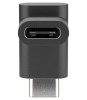 Adaptor USB TYPE C la USB TYPE C 90 20x10x10mm negru Goobay
