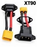 Mufă &icirc;ncărcare CityCoco cu conector XT90 și cablu, montaj pe carcasă