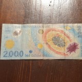 Rom&acirc;nia 2000 lei 1999 eclipsa