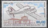 C4342 - St.Pierre si Miquelon 1989 - Aviatie neuzat,perfecta stare, Nestampilat