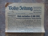 Volks-Zeitung - Stufa versenkten 47.000 BRT, 3 noiembrie 1940 / Nr. 304