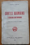 Sarina Cassvan , Contes roumains d&#039;ecrivains contemporains , 1931, cu autograf