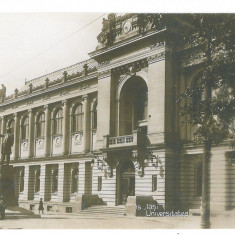 2319 - IASI, University, Romania - old postcard, real PHOTO - unused
