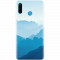 Husa silicon pentru Huawei P30 Lite, Blue Mountain Crests