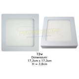 Spot Led aplicat 12w/2700k (square) *TV 0,25ron