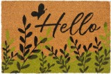 Rohožka MagicHome, pred dvere, Hello, kokos/pvc, 40x60 cm