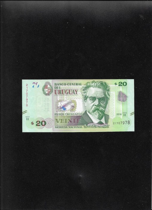 Uruguay 20 pesos uruguayos 2018 seria21707978 unc