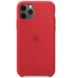 Husa de protectie Apple pentru iPhone 11 Pro, Silicon, Red
