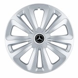 Set 4 Capace Roti Terra Gri R15 pentru Mercedes-Benz