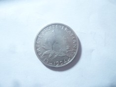 Moneda 1 franc 1904 Franta , argint , cal. medie