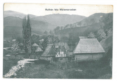 2195 - MARAMURES, Country houses, Romania - old postcard - unused foto