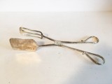 * Cleste de bucatarie pentru servire, vintage, metal, 20 cm