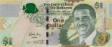 BAHAMAS █ bancnota █ 1 Dollar █ 2008 █ P-71 █ UNC █ necirculata █