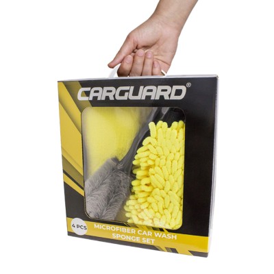 Set burete cu microfibre și perie &amp;ndash; Carguard foto