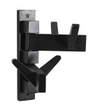 Cuier perete lemn negru Daiki 32.9x15.5x28 cm