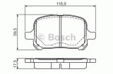 Set placute frana,frana disc LEXUS RX (MCU15) (2000 - 2003) BOSCH 0 986 424 639