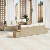 Cumpara ieftin Set de canapele pentru grădină 9 pcs Bej Rattan poli