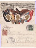 Polonia, Germania,Austria,Rusia-Myslowitz-Granita a 3 imperii-clasica, embosata