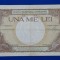 1000 lei 1939, seria E.1278 0057, stare bună