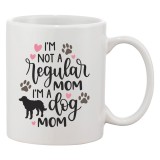 Cana alba personalizata &#039;I&#039;m not a regular mom I&#039;m a dog mom&#039;, INOVATIX&reg;. 330ml, Oem