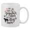 Cana alba personalizata &#039;I&#039;m not a regular mom I&#039;m a dog mom&#039;, INOVATIX&reg;. 330ml
