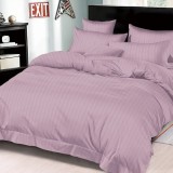 Cumpara ieftin Lenjerie Damasc cu elastic 180x200 Premium Lila (Finet)
