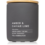 Vila Hermanos Concrete Amber &amp; Caviar Lime lum&acirc;nare parfumată 240 g