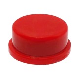 Buton plastic, rosu, 13x8mm, 157220