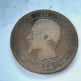 Franta 10 centimes 1854 K Napoleon lll