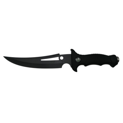 Cutit de vanatoare IdeallStore&amp;reg;, Vendetta Knife, otel inoxidabil, negru, 31.5 cm, toc inclus foto