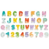 Janod Bath Toy Letters &amp; Numbers jucărie pentru apă 2 y+ 36 buc