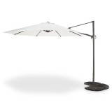 Cumpara ieftin Umbrela Gradina Suspendata Blooma Mallorca, Brat Lateral, Aluminiu, Gri, 3.46m, Hidrofuga, Protectie UV