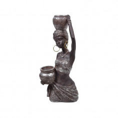 Decoratiune ceramica, Figurina femeie, 14x31.5 cm, ATU-089045