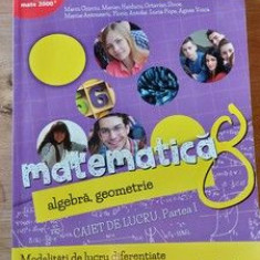 Matematica algebra geometrie clasa a 8 a Caiet de lucru Partea 1 Marin Chirciu
