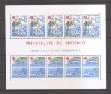 Monaco 1986 - EUROPA CEPT - Conservarea Naturii (MC cu 5 serii), MNH, Nestampilat