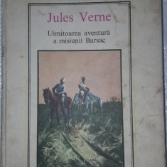 carte veche de colectie,JULES VERNE,Uimitoarea aventura a misiunii barsac,1976