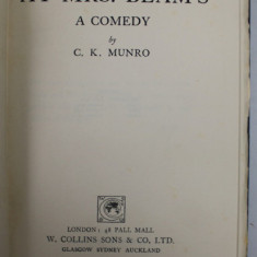 AT MRS . BEAM 'S , A COMEDY by C.K. MUNRO , 1925
