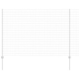 VidaXL &Icirc;ngrădire cu st&acirc;lpi Argintiu 1.6 x 10 m Oțel 3336159