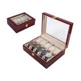Cumpara ieftin Casetă Colecționar &bdquo;Majestic Wood&rdquo; &ndash; 10 Locuri, Finisaj Lemn Masiv (Model 10LR)