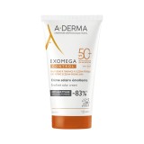 A-Derma, Exomega Control, Emolient, Sm&acirc;nt&acirc;nă, Pentru față și corp, SPF 50+, 150 ml