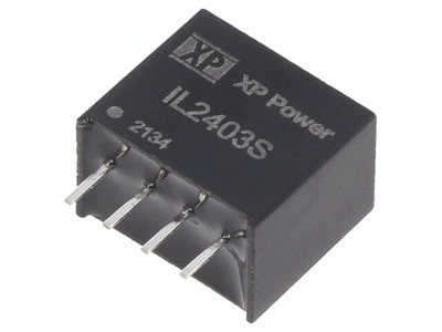 Convertor DC/DC 24V la 3.3V 2W 400mA SIP THT foto