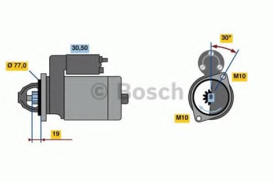 Starter KIA CEED Hatchback (ED) (2006 - 2012) BOSCH 0 986 023 600 foto