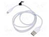 Cablu Apple Lightning - USB A 1m Alb 12W VENTION