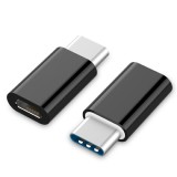 ADAPTOR GEMBIRD, pt. smartphone, USB 2.0, USB Type-C (T) la Micro-USB (M), negru, &quot;A-USB2-CMmF-01&quot; (timbru verde 0.08 lei)