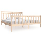 Cumpara ieftin Cadre de pat natural 180 x 200 cm Lemn de pin masiv
