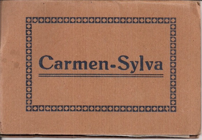 Pliant cu fotografii din perioada interbelica din statiunea Carmen-Sylva