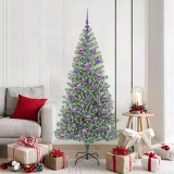 VidaXL Pom de Crăciun artificial cu zăpadă imitată și lumină LED 3396821