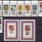Rwanda 1975 fructe flori MI 691-698 + 2 bl. 58,59 MNH