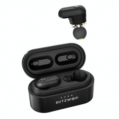 Casti TWS Bluetooth 5.0 True Wireless Blitzwolf BW-FYE7, Dual Dynamic Driver, Bas puternic stereo foto