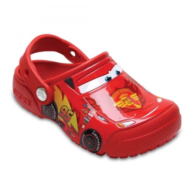 Saboti Crocs Fun Lab Cars Clog Rosu - Red foto
